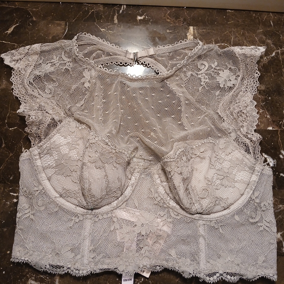 Victoria's Secret Lace Bralette in Gray - Picture 2 of 14